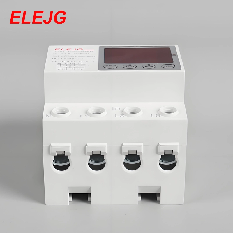 3-фазный 4-проводной защитный автомат тока и напряжения JGXL-63S-3